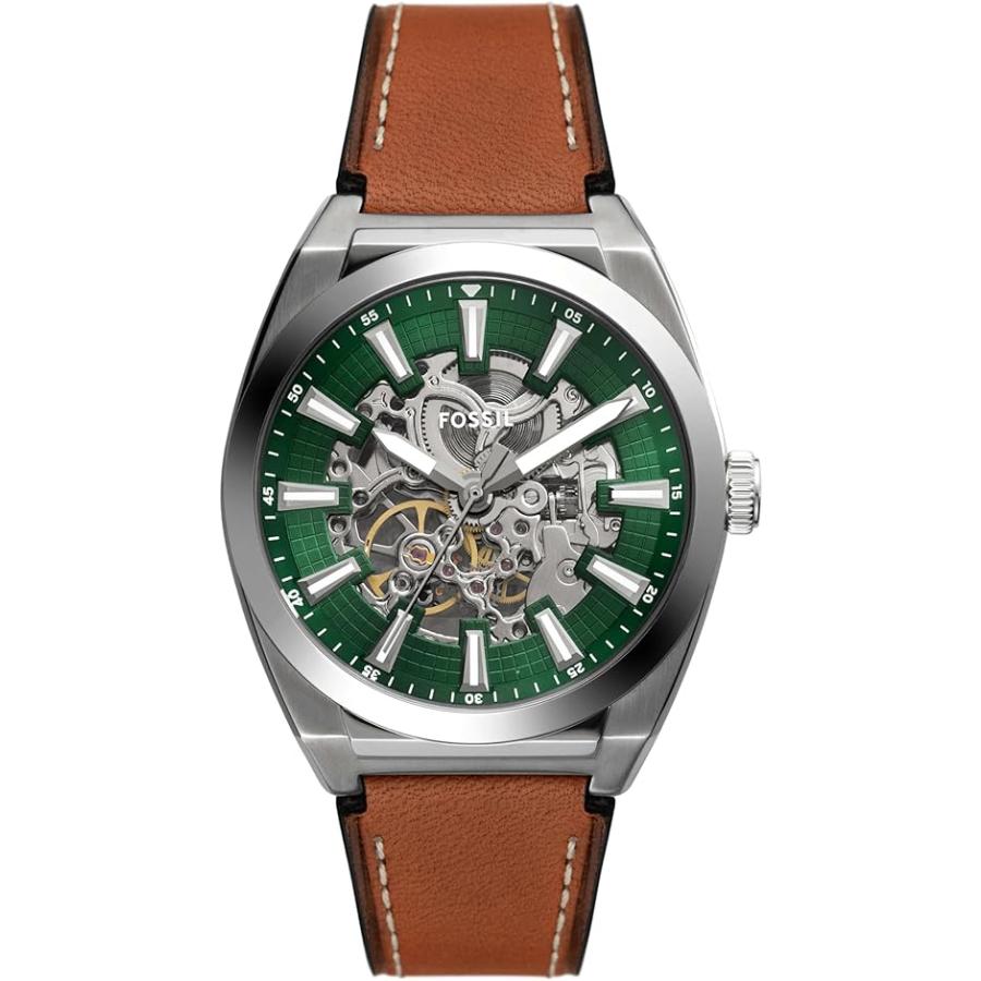 FOSSIL（フォッシル） Everett スケルトン仕様の自動巻き腕時計 メンズ
