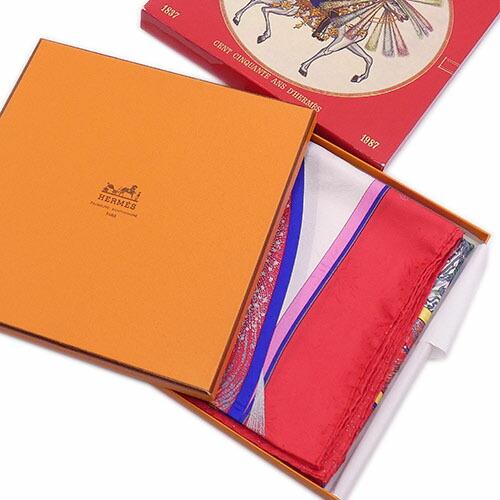 HERMES（エルメス） 美品 スカーフ カレ 90 シルク 100％ FEUX