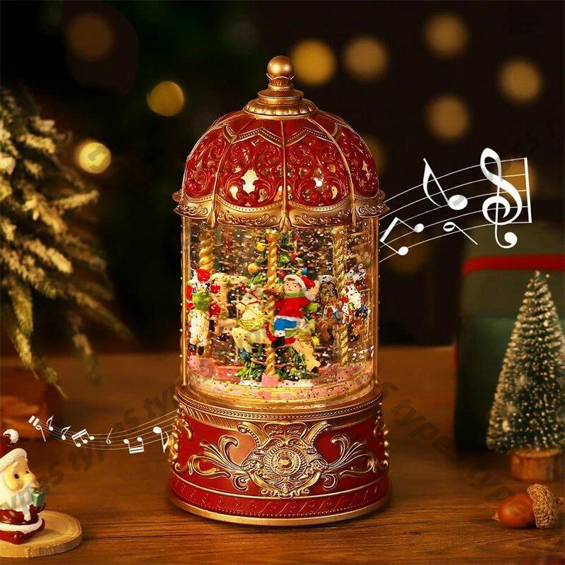 クリスマス サンタ ノードーム クリスマスオルゴール メリーゴーランド
