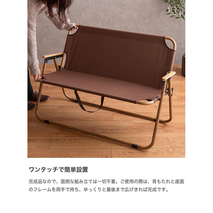 ベンチ アウトドアベンチ フォールディングベンチ 折りたたみチェア