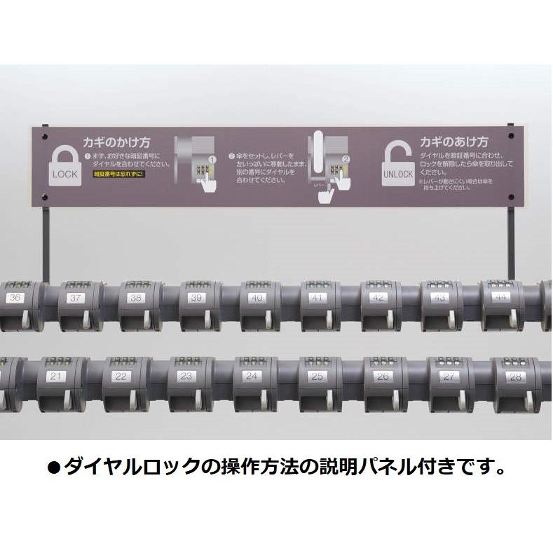 ポストモダン ミッドセンチュリー スプリング型シルバー傘立て ポスト