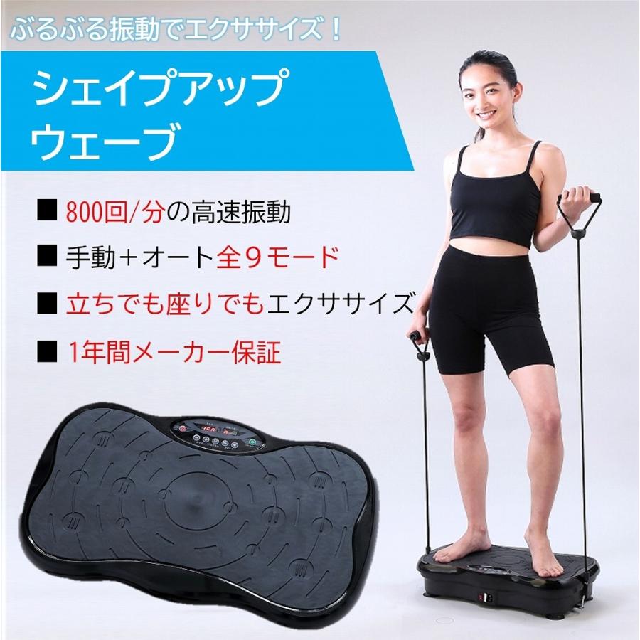 ぶるぶる振動マシン 1年保証 ダイエット 室内運動 静音 有酸素運動