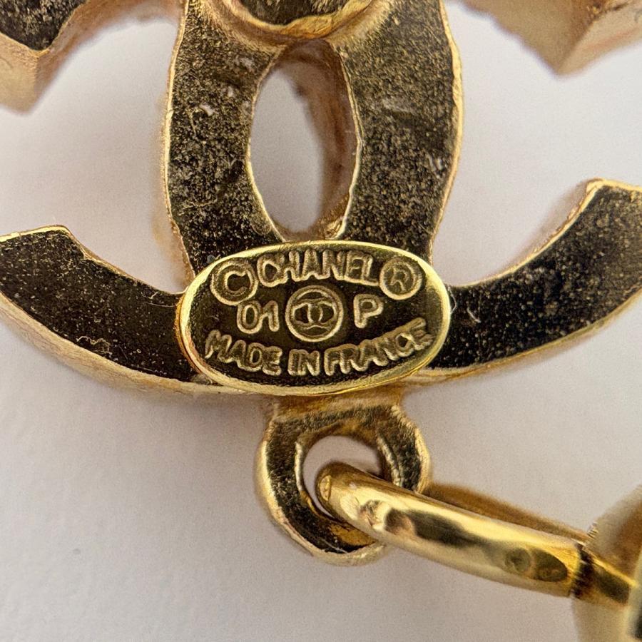 CHANEL（シャネル） ココマーク フェイクパール ピアス ラインストーン