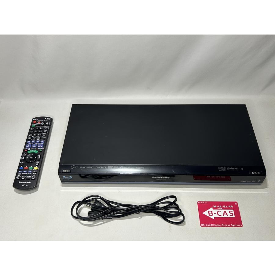 Panasonic 500GB 2チューナー ブルーレイレコーダー ブラック DIGA DMR