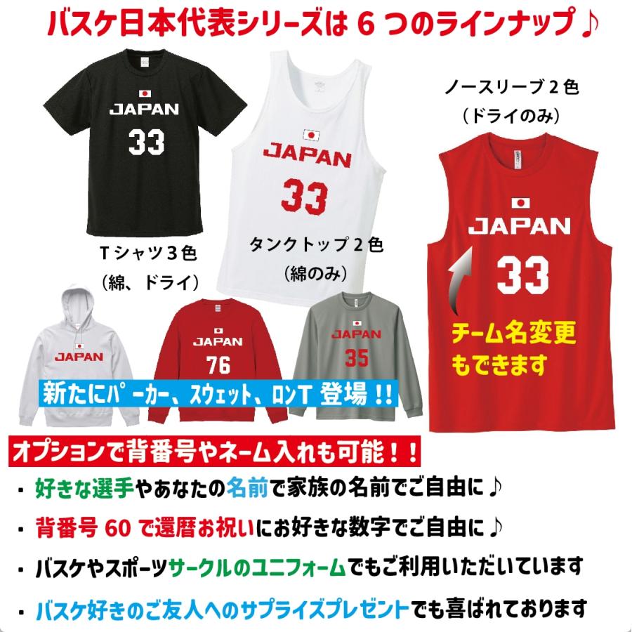 2025ver. バスケ日本代表JAPANユニフォーム タンクトップ 応援グッズ