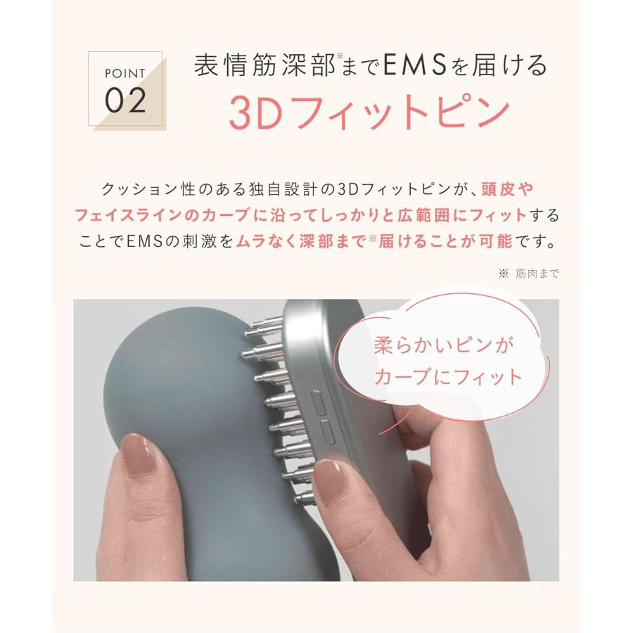 SALONIA（サロニア） EMS リフトブラシ 電気ブラシ 美顔器 電動頭皮