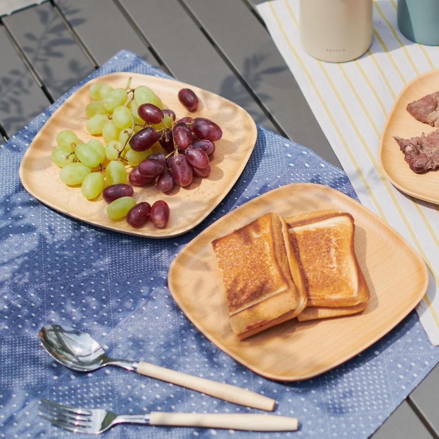 KEYUCA（ケユカ） 木製 食器 お皿 ランチプレート モダン 木目