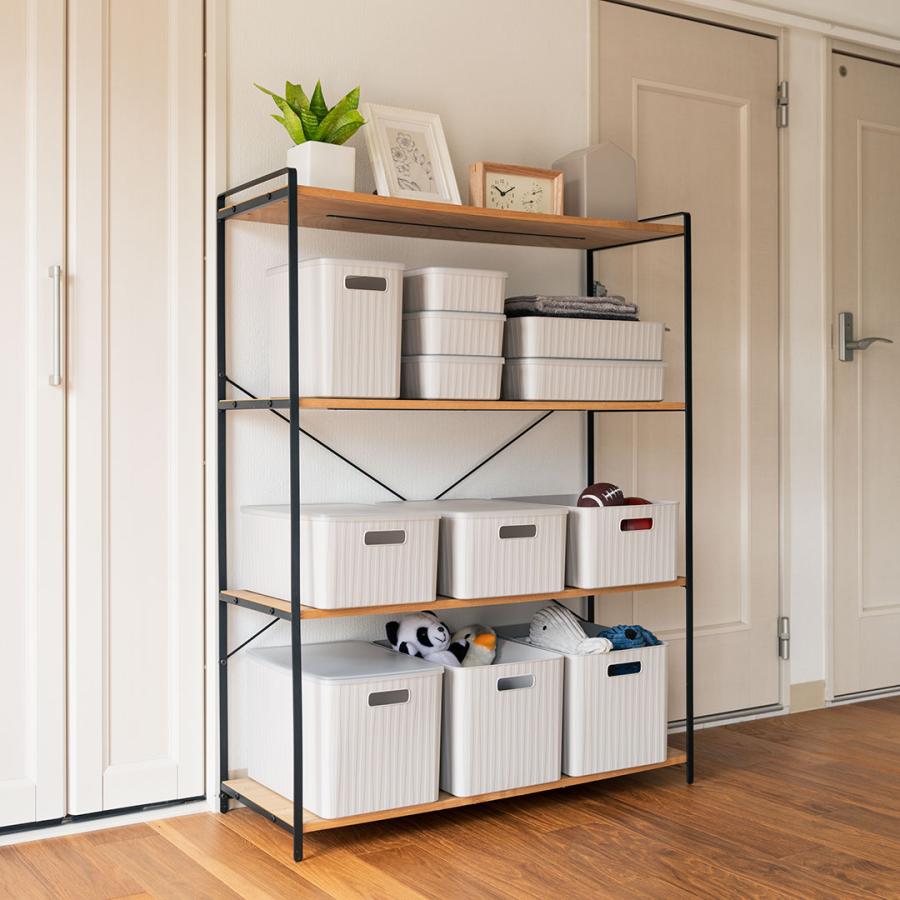 KEYUCA（ケユカ） 収納ボックス おしゃれ Pearno ソフトBOX ワイド浅