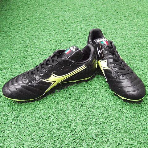 DIADORA（ディアドラ） ナポリ MD PU ブラック×イエロー 【diadora