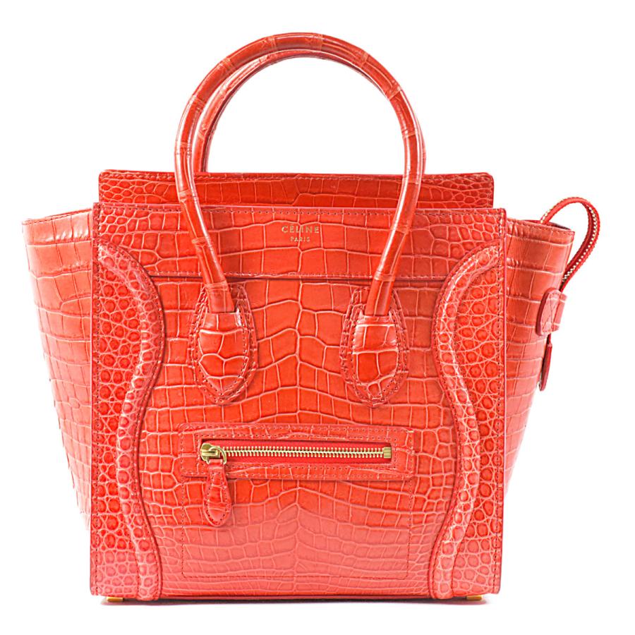 CELINE（セリーヌ） 美品 超希少 豪華 マット クロコダイル