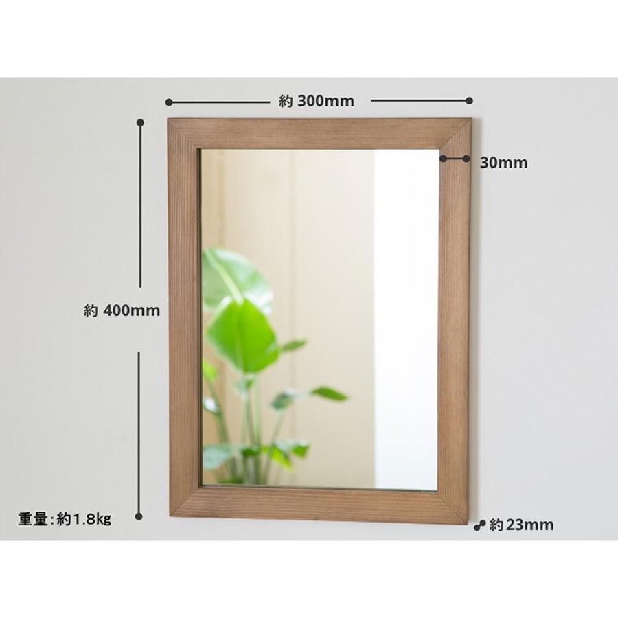 洗面台 鏡 木枠 交換 diy 洗面鏡 /オーク 400×300 木枠幅30mm/ 姿見