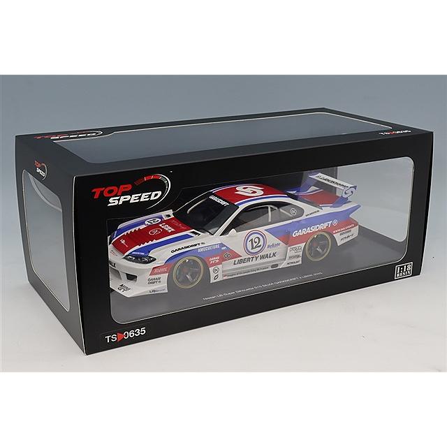 TOP SPEED 1/18 LB-スーパーシルエット 日産 シルビア S15 GARASIDRIFT