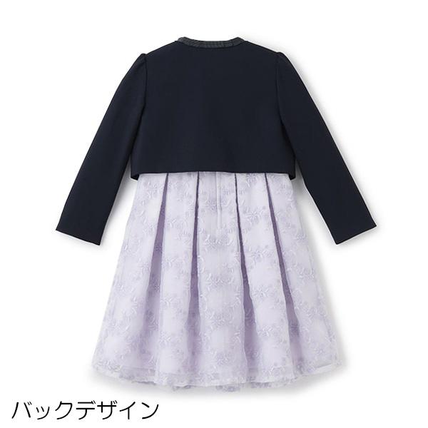petit main プティマイン 花柄レース ジャケットセット 女の子 110