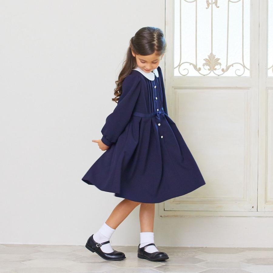 CHOPIN（ショパン） 入学式 卒園式 スーツ 女の子 ワンピース ネイビー