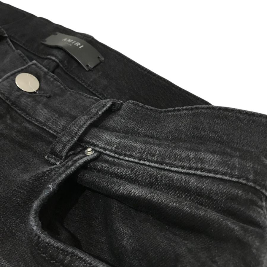 AMIRI（アミリ） 【値下げ】AMIRI ダメージ加工デニムパンツ ブラック