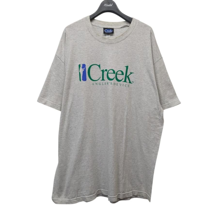 値下げ】Creek Angler's Device ロゴTシャツ ライトグレー サイズ：XL