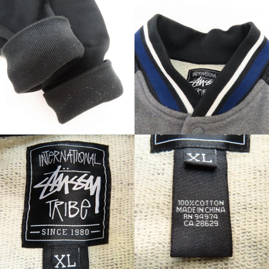 STUSSY ステューシー TRIBE INTERNATIONAL スウェット スタジャン OLD