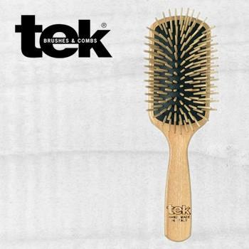 tek テックブラシ スクエアグランデ ナチュラル TEK102103NR(木製ピン