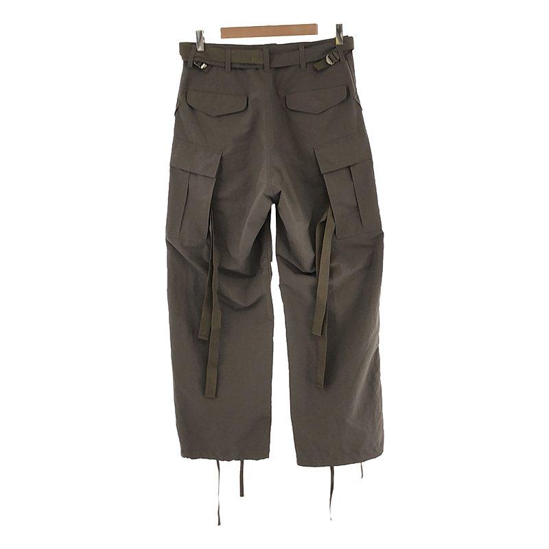 sacai（サカイ） | 2023AW | Matte Taffeta Pants / ベルテッド カーゴ