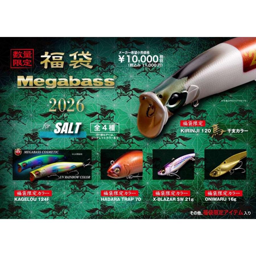 Megabass（メガバス） 2026メガバス福袋 ソルトセット Megabass SALT