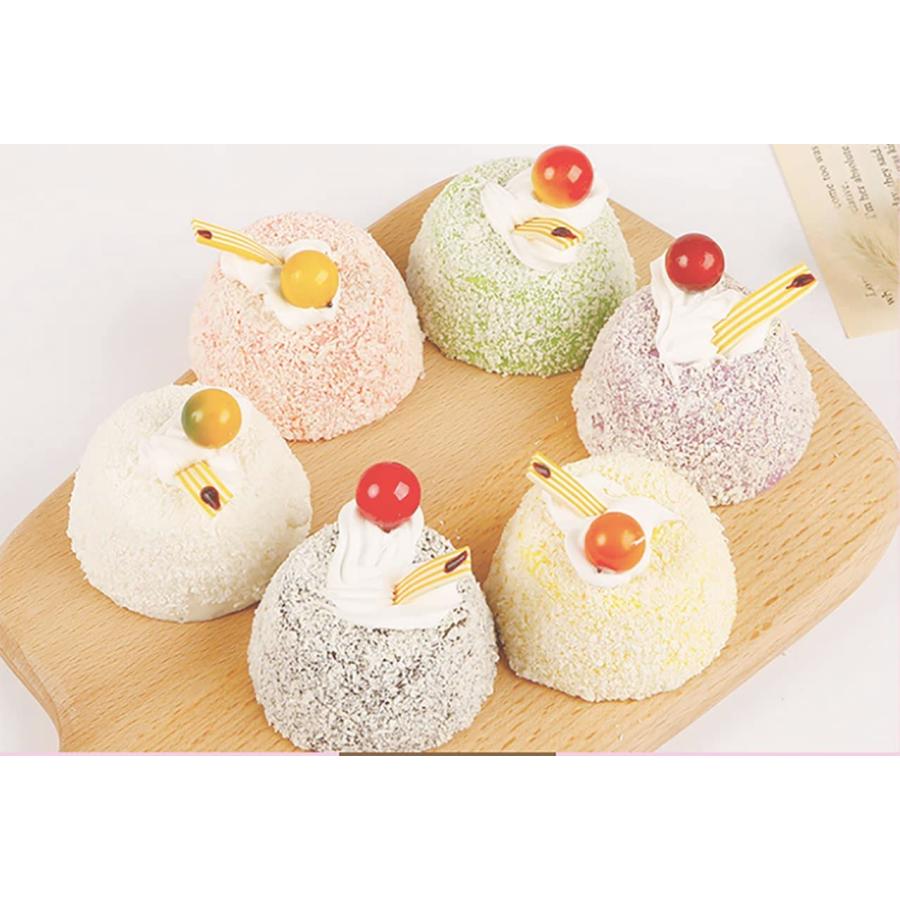 食品サンプル スイーツ スクイーズ パン 食べ物 ドーナツ 6個セット