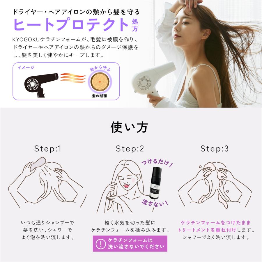 KYOGOKU PROFESSIONAL 公式 【 KYOGOKU ケラチンフォーム 】 ケラチン