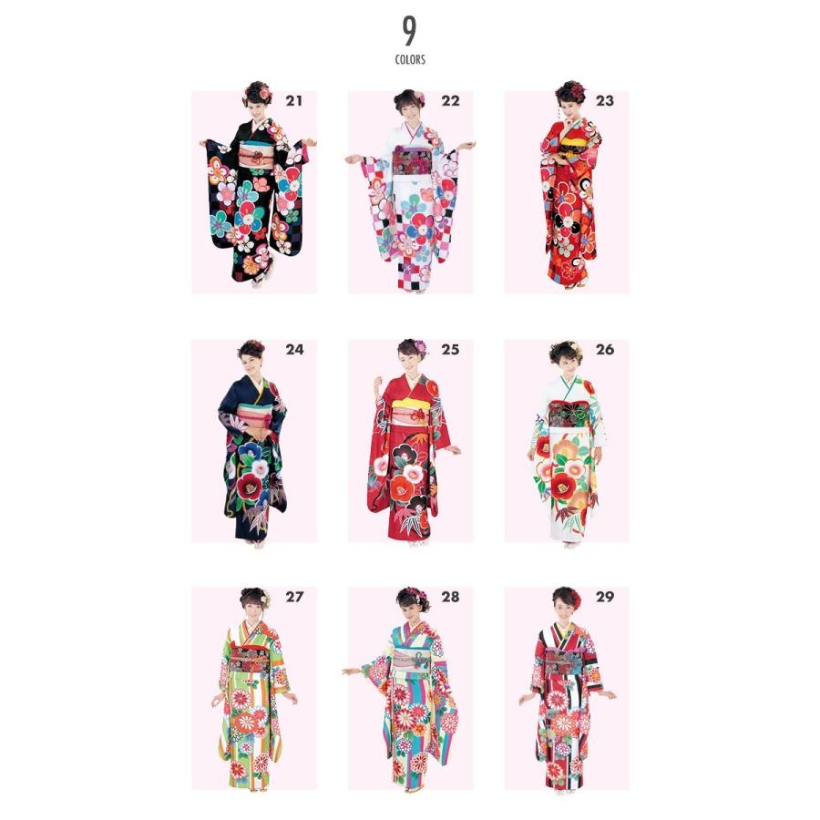 H.L（アッシュ・エル） (振袖着物 HL)成人式 HL振袖着物 中振袖 単品