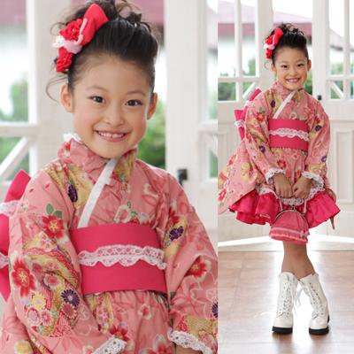 京都瑠璃雛菊 ≪七五三早割りセール≫ 七五三着物 着物ドレス「花手毬