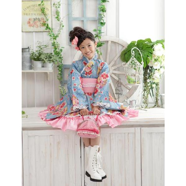 京都瑠璃雛菊 ≪七五三早割りセール≫ 七五三着物 着物ドレス「花手毬