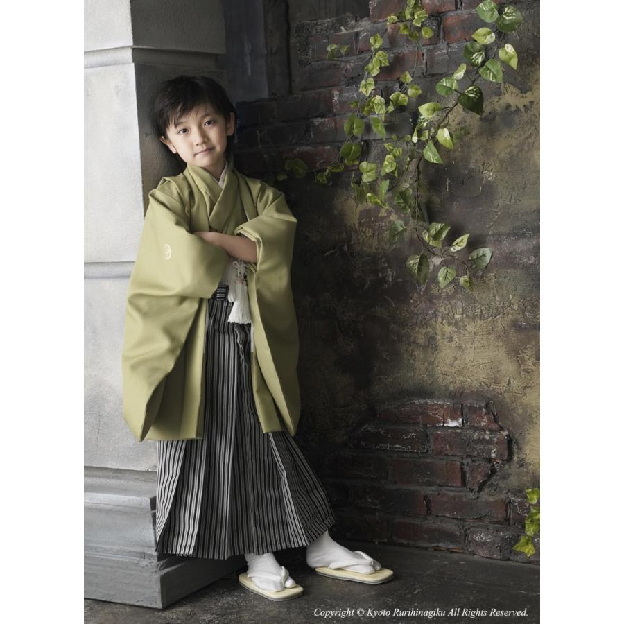 京都瑠璃雛菊 七五三 男の子 3歳 5歳 着物 フルセット 袴 無地