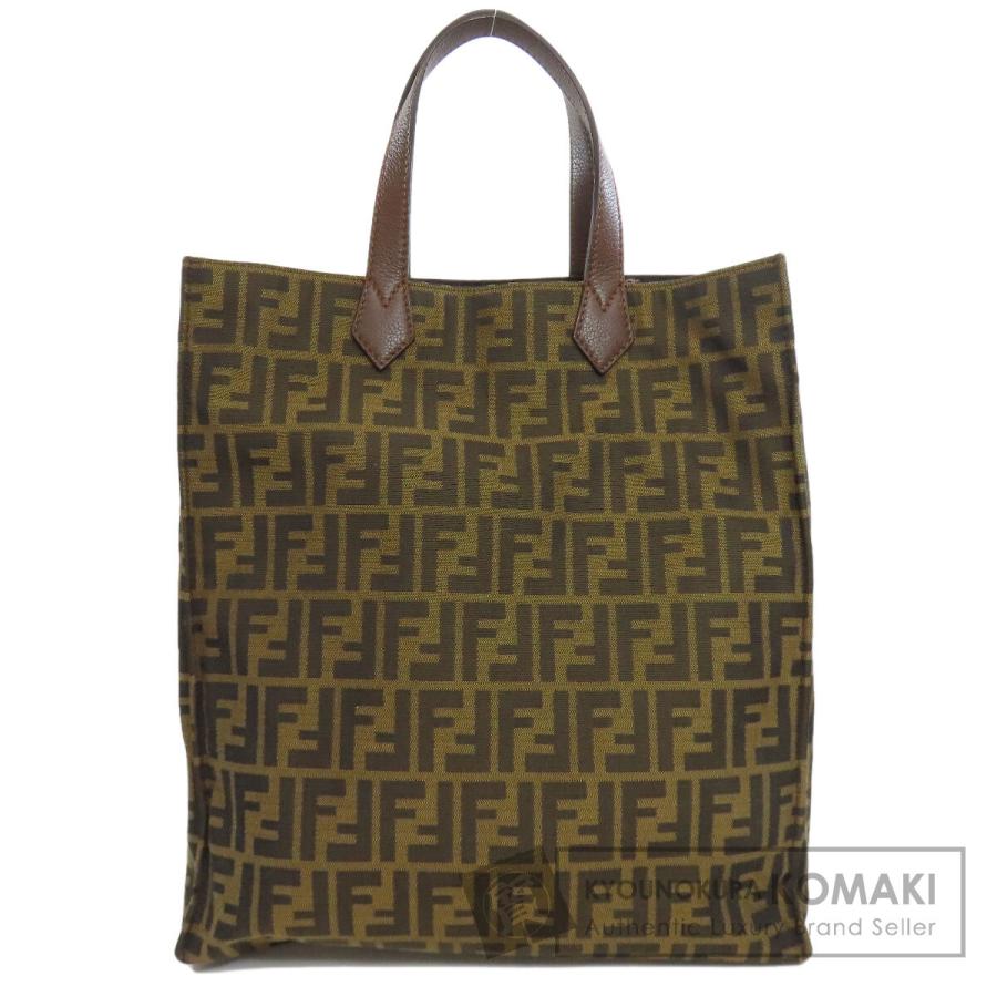 FENDI（フェンディ） ズッカ柄 トートバッグ キャンバス レディース