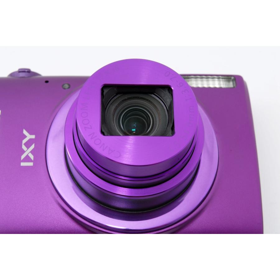 IXY キヤノン コンデジ CANON 630 パープル 中古 Wi-Fi搭載 SDカード