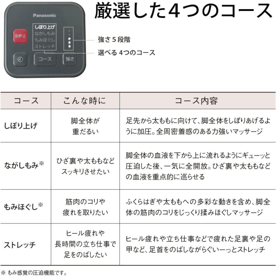 Panasonic（パナソニック） エアーマッサージャー EW-RA192-H はくだけ
