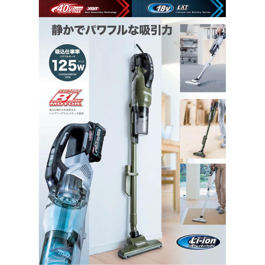 マキタ（makita） 18V充電式クリーナ サイクロン一体型 CL286FDRF