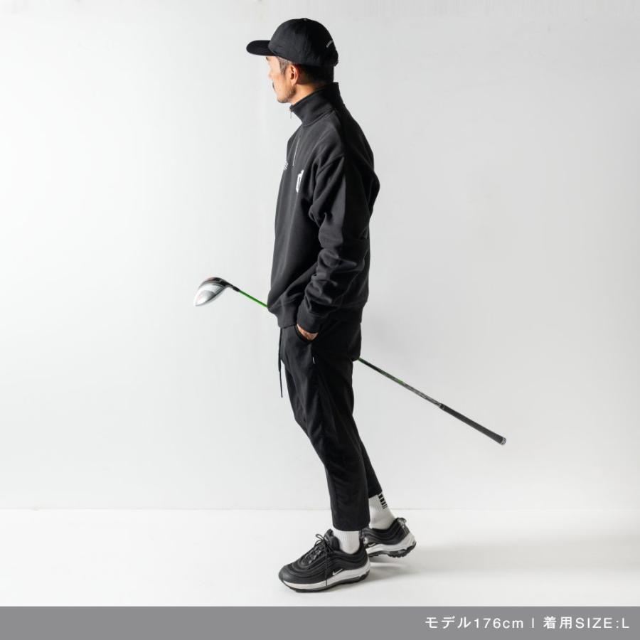 BANDEL（バンデル） スウェット ブラック グレー 黒 灰色 ハーフジップ