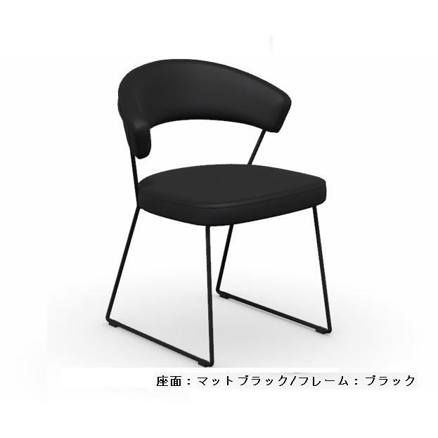 カリガリス コヌビア ニューヨーク チェア 座面ソフトレザー 2脚セット