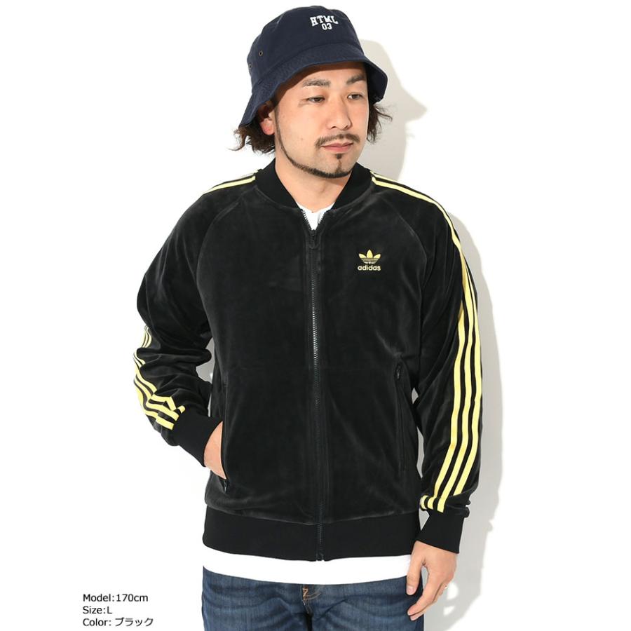 adidas Originals アディダス ジャージー ジャケット メンズ ベロア