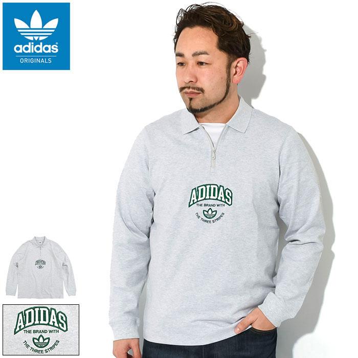 adidas Originals アディダス ポロシャツ 長袖 メンズ VRCT オリジナル