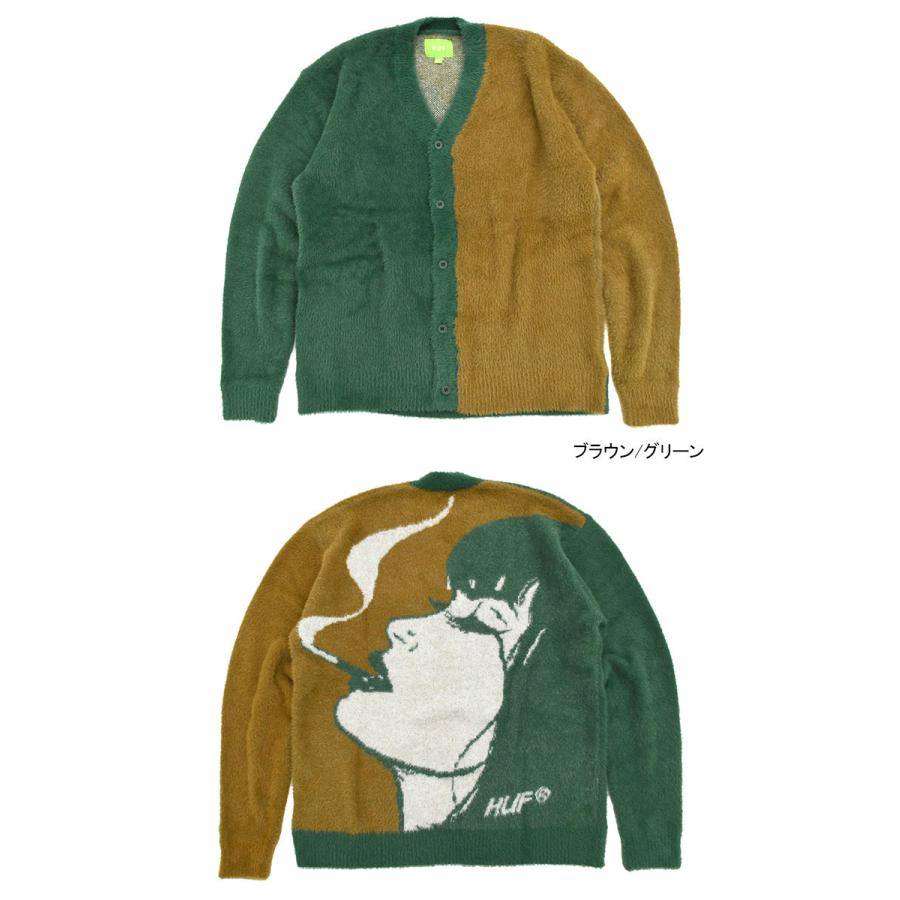 HUF（ハフ） カーディガン メンズ フィールズ グッド ( HUF Feels Good