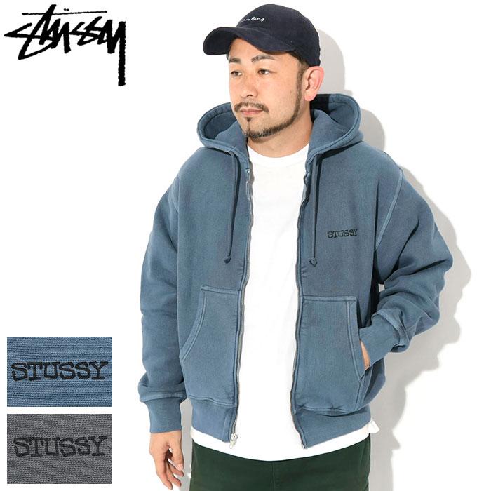 STUSSY（ステューシー） パーカー ジップアップ メンズ Jumbo Pigment