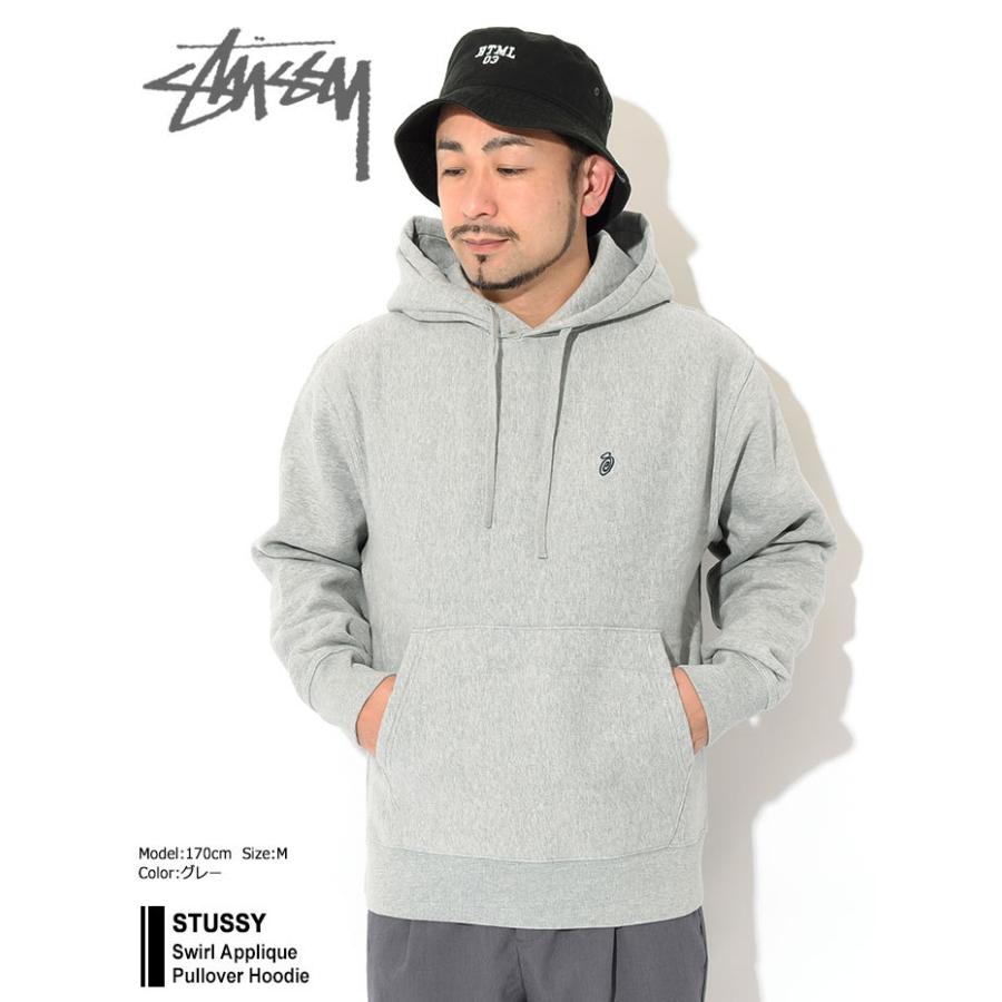 STUSSY（ステューシー） パーカー プルオーバー メンズ Swirl Applique