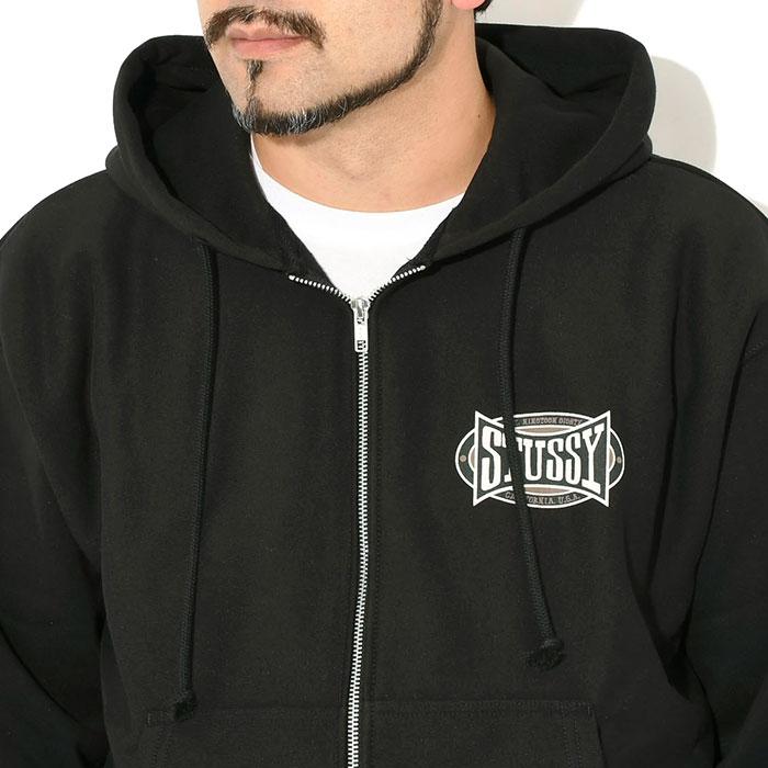 STUSSY（ステューシー） パーカー ジップアップ メンズ Champion Oval
