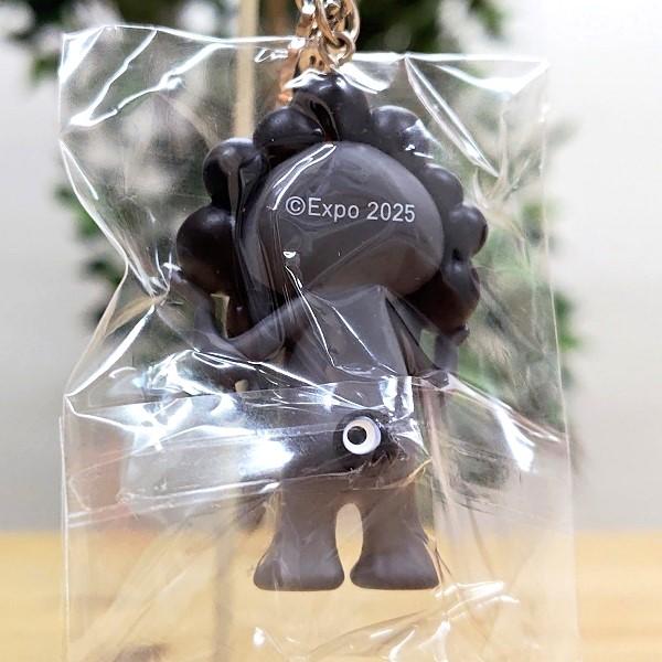 EXPO2025 キャラ立体PVCキーホルダー 黒 タグ付 ミャクミャク 大阪