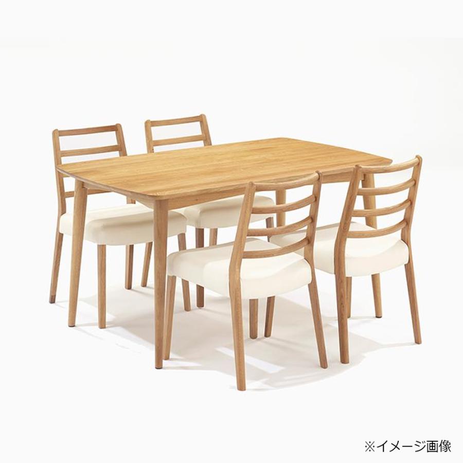 大塚家具 ダイニングテーブル シネマ3 幅135cm レッドオーク材ホワイト