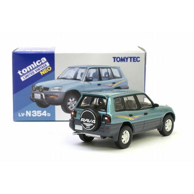 トミーテック LV-N354b トヨタ RAV4L V (水色／ グレー) 95年式 トミカ