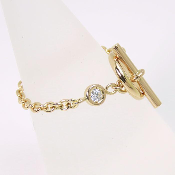 HERMES（エルメス） 送料無料 シェーヌダンクル チェーン リング 750