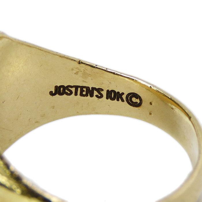 カレッジリング】JOSTENS ジャスティンズ社製 1976's 16号 10K WINOLA