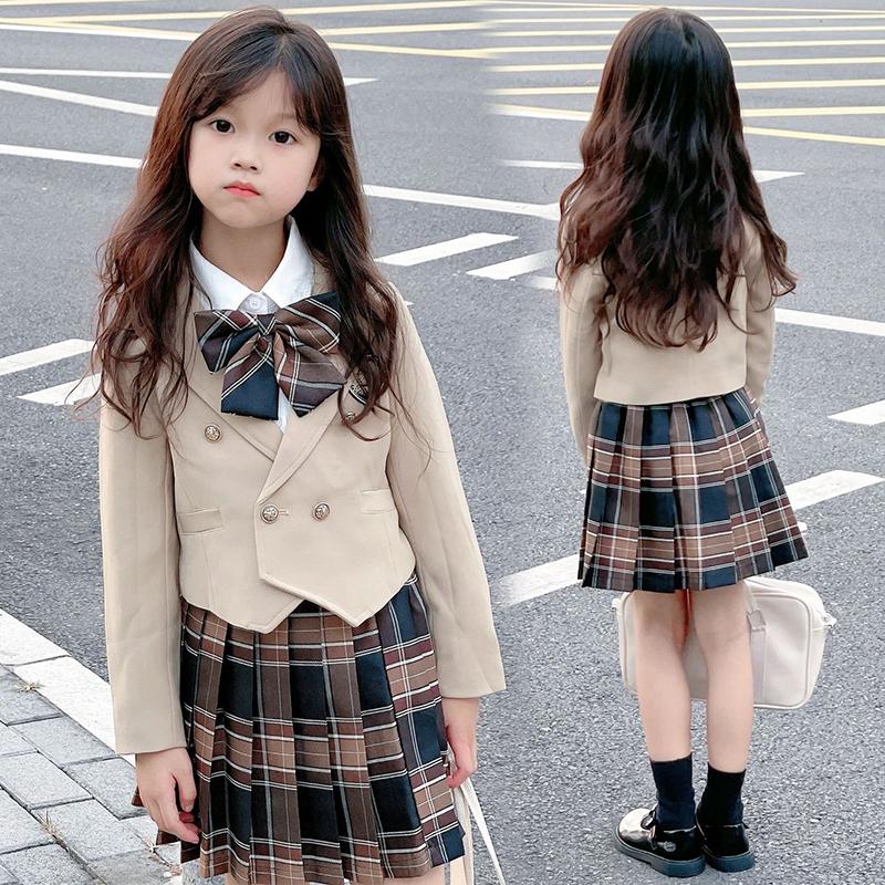 女の子 入学式 卒業式 スーツ リボン付き お嬢様 セレモニースーツ