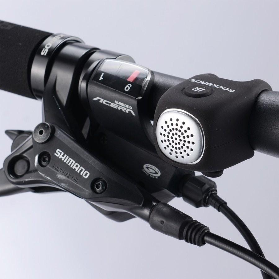 ROCKBROS ベル 自転車 警音器 青 赤 黒 紫 スポーツバイク 警笛 ブルー