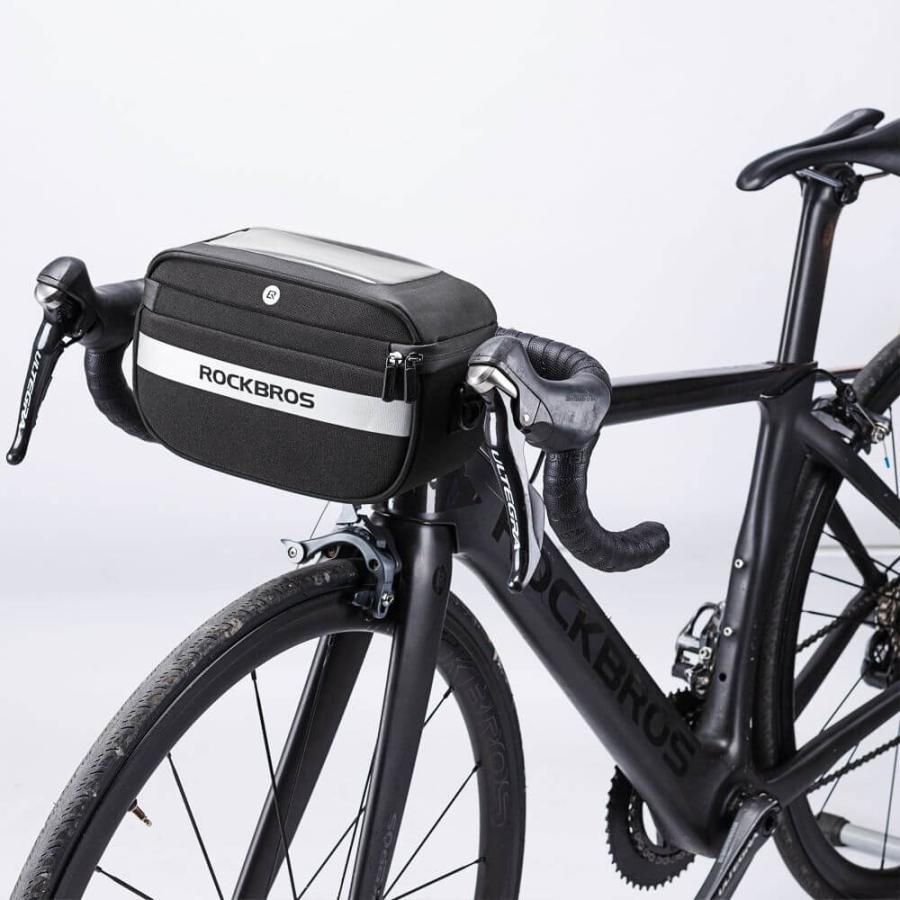 自転車 フロントバッグ ハンドルバッグ ショルダーバッグ 2way 4.5L